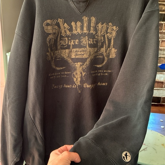 Gander Mountain Black Crewneck Sweater - Picture 1 of 4